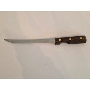 Vintage Washington Forge Yorktowne Boning Knife With Wood Handle